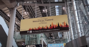 Arrival in Thailand
